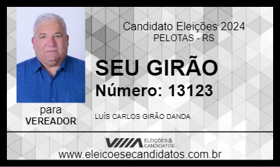 Candidato SEU GIRÃO 2024 - PELOTAS - Eleições