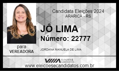 Candidato JÔ LIMA 2024 - ARARICÁ - Eleições