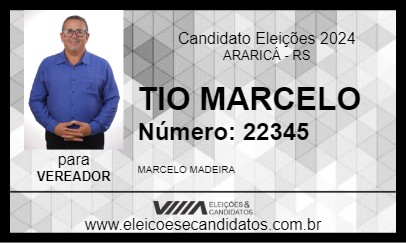 Candidato TIO MARCELO 2024 - ARARICÁ - Eleições