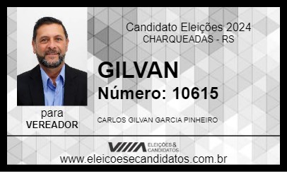 Candidato GILVAN 2024 - CHARQUEADAS - Eleições