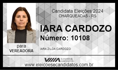 Candidato IARA CARDOZO 2024 - CHARQUEADAS - Eleições