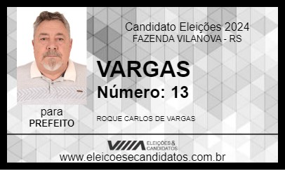 Candidato VARGAS 2024 - FAZENDA VILANOVA - Eleições