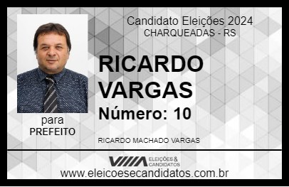 Candidato RICARDO VARGAS 2024 - CHARQUEADAS - Eleições