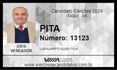 Candidato PITA 2024 - ITAQUI - Eleições