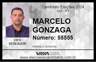 Candidato MARCELO GONZAGA 2024 - IJUÍ - Eleições