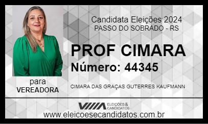 Candidato PROF CIMARA 2024 - PASSO DO SOBRADO - Eleições