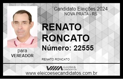 Candidato RENATO RONCATO 2024 - NOVA PRATA - Eleições