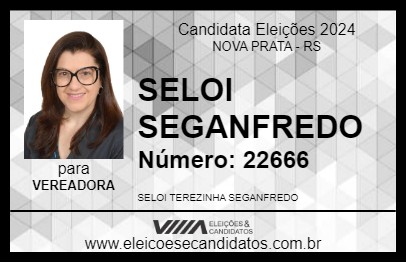 Candidato SELOI SEGANFREDO 2024 - NOVA PRATA - Eleições