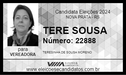 Candidato TERE SOUSA 2024 - NOVA PRATA - Eleições