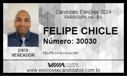 Candidato FELIPE CHICLE 2024 - FARROUPILHA - Eleições