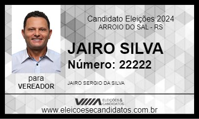 Candidato JAIRO SILVA 2024 - ARROIO DO SAL - Eleições