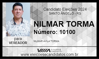 Candidato NILMAR TORMA 2024 - SANTO ÂNGELO - Eleições