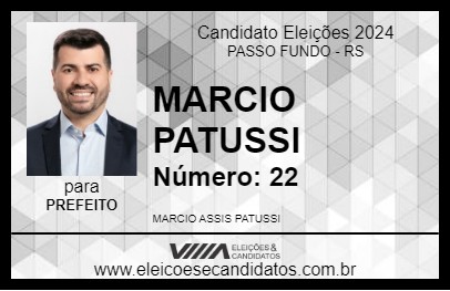 Candidato MARCIO PATUSSI 2024 - PASSO FUNDO - Eleições