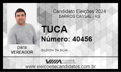 Candidato TUCA 2024 - BARROS CASSAL - Eleições