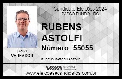 Candidato RUBENS ASTOLFI 2024 - PASSO FUNDO - Eleições