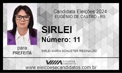 Candidato SIRLEI 2024 - EUGÊNIO DE CASTRO - Eleições