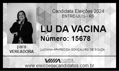 Candidato LU DA VACINA 2024 - ENTRE-IJUÍS - Eleições