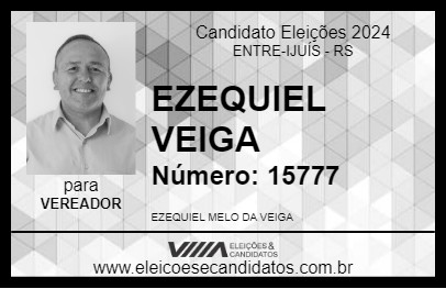 Candidato EZEQUIEL VEIGA 2024 - ENTRE-IJUÍS - Eleições