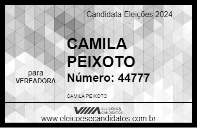 Candidato CAMILA PEIXOTO 2024 - ESTEIO - Eleições