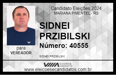 Candidato SIDNEI PRZIBILSKI 2024 - MARIANA PIMENTEL - Eleições