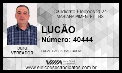 Candidato LUCÃO 2024 - MARIANA PIMENTEL - Eleições