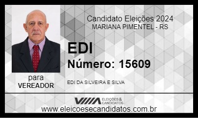 Candidato EDI 2024 - MARIANA PIMENTEL - Eleições