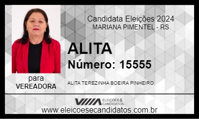 Candidato ALITA 2024 - MARIANA PIMENTEL - Eleições