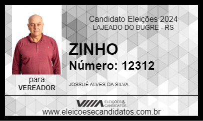 Candidato ZINHO 2024 - LAJEADO DO BUGRE - Eleições