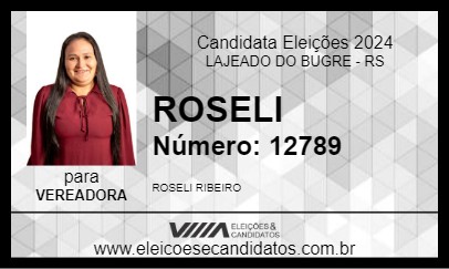 Candidato ROSELI 2024 - LAJEADO DO BUGRE - Eleições