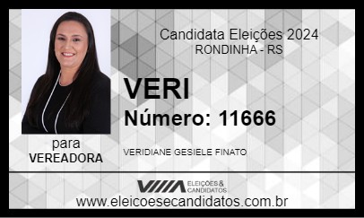 Candidato VERI 2024 - RONDINHA - Eleições