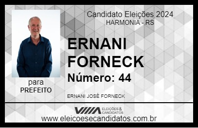 Candidato ERNANI 2024 - HARMONIA - Eleições