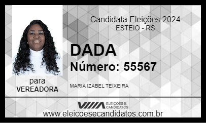 Candidato DADA 2024 - ESTEIO - Eleições