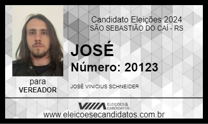 Candidato JOSÉ 2024 - SÃO SEBASTIÃO DO CAÍ - Eleições