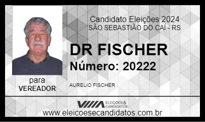 Candidato DR FISCHER  2024 - SÃO SEBASTIÃO DO CAÍ - Eleições