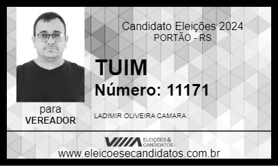 Candidato TUIM 2024 - PORTÃO - Eleições