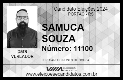 Candidato SAMUCA SOUZA 2024 - PORTÃO - Eleições