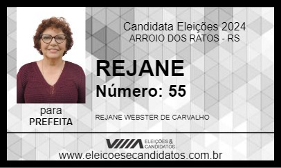 Candidato REJANE 2024 - ARROIO DOS RATOS - Eleições