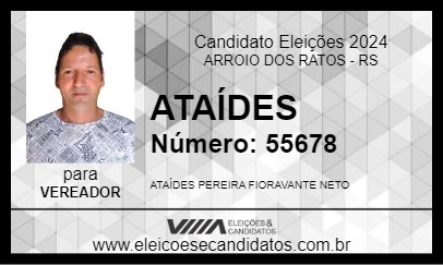 Candidato ATAÍDES 2024 - ARROIO DOS RATOS - Eleições