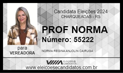 Candidato PROF  NORMA 2024 - CHARQUEADAS - Eleições