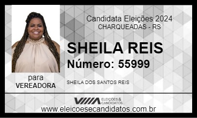 Candidato SHEILA REIS 2024 - CHARQUEADAS - Eleições