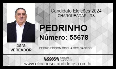 Candidato PEDRINHO 2024 - CHARQUEADAS - Eleições