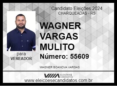 Candidato WAGNER VARGAS    MULITO 2024 - CHARQUEADAS - Eleições