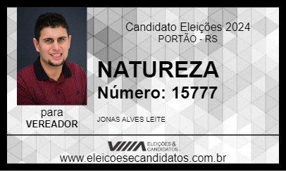 Candidato NATUREZA 2024 - PORTÃO - Eleições