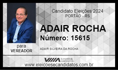 Candidato ADAIR ROCHA 2024 - PORTÃO - Eleições