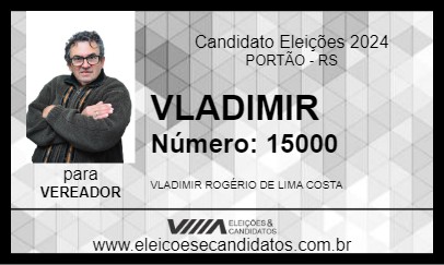 Candidato VLADIMIR 2024 - PORTÃO - Eleições