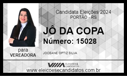 Candidato JÔ DA COPA 2024 - PORTÃO - Eleições