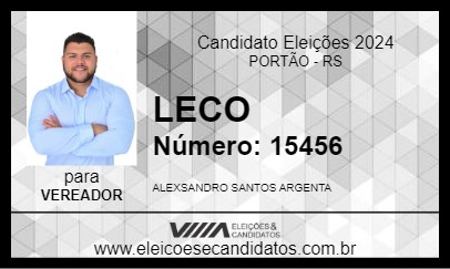 Candidato LECO 2024 - PORTÃO - Eleições