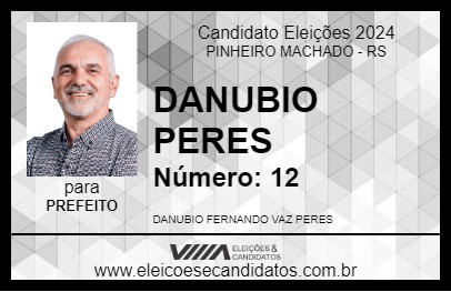 Candidato DANUBIO PERES 2024 - PINHEIRO MACHADO - Eleições