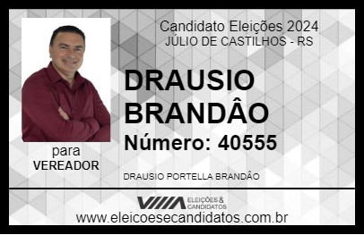 Candidato DRAUSIO BRANDÂO 2024 - JÚLIO DE CASTILHOS - Eleições