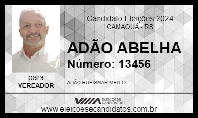 Candidato ADÃO ABELHA 2024 - CAMAQUÃ - Eleições